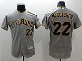 Pittsburgh Pirates #22 Andrew McCutchen Gray 2016 Flexbase Authentic Collection Stitched Jersey,baseball caps,new era cap wholesale,wholesale hats